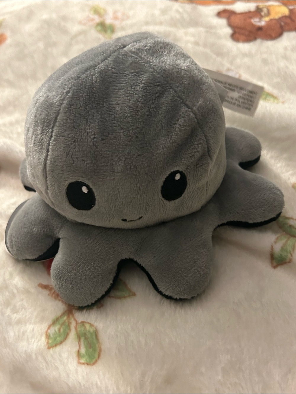 Reversible plushie octopus